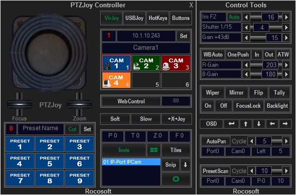 sony visca over ip software