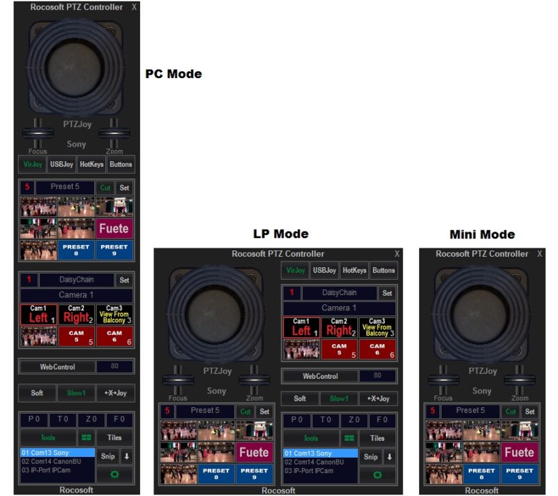 rocosoft-ptz-controller-ptzjoy-modes