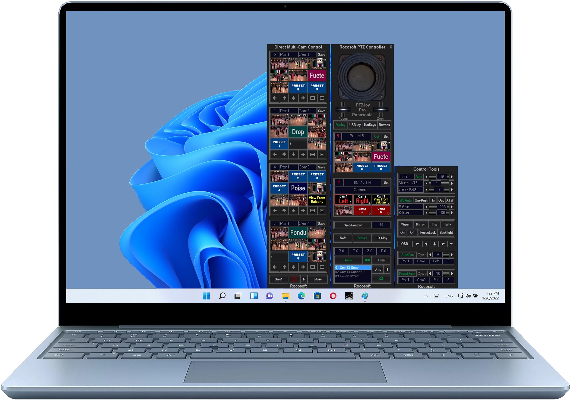 rocosoft-ptz-controller-ptzjoy-pro-on-surface-most-panels