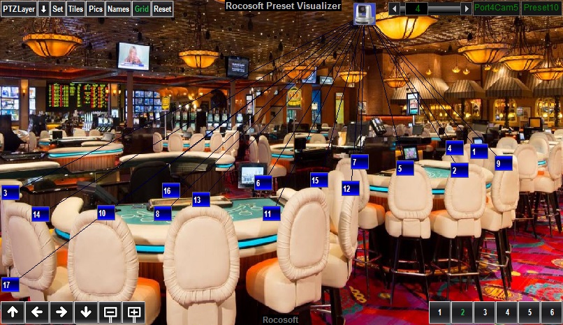 Rocosoft PTZ Visual Pad Controller for Casino-4