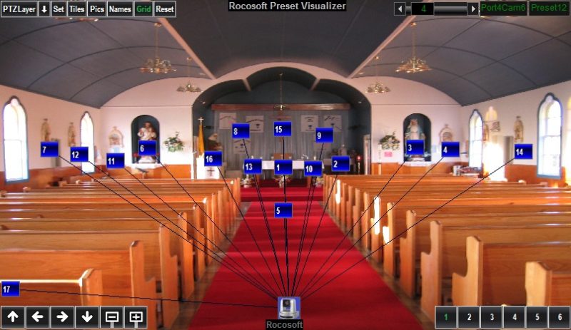 Rocosoft PTZ Visual Pad Controller for Church-2