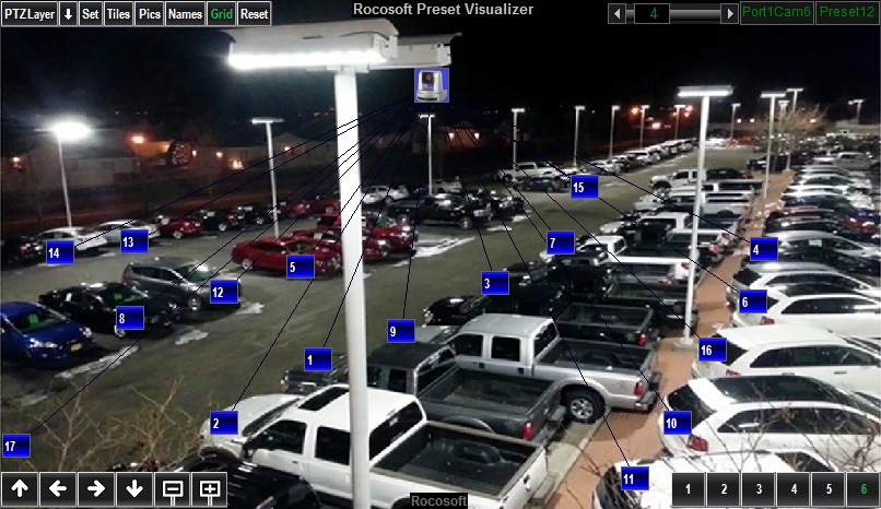 Rocosoft PTZ Visual Pad Controller for Security