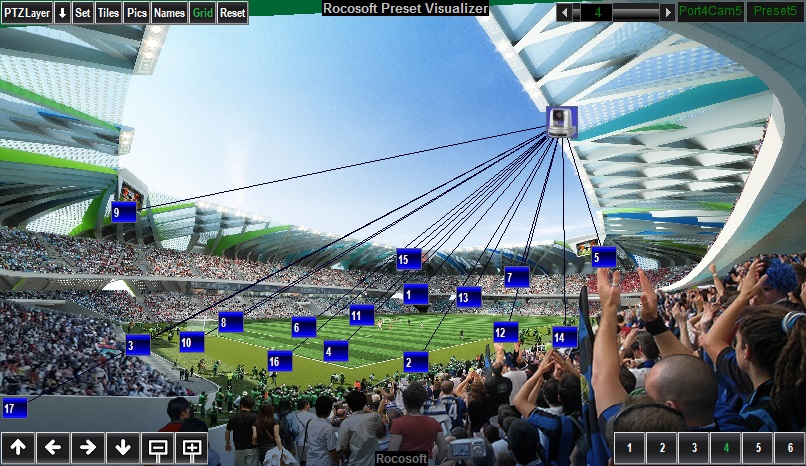 Rocosoft PTZ Visual Pad Controller for Sport-1