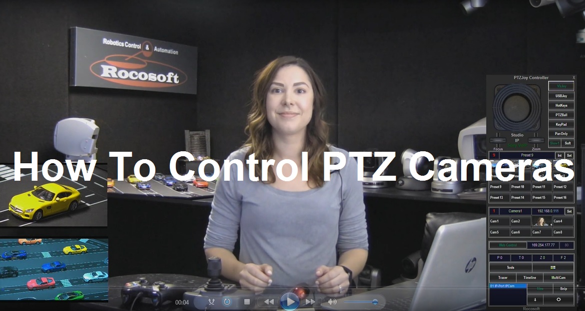 How to Control PTZ Cameras with Rocosoft PTZ Camera Controller